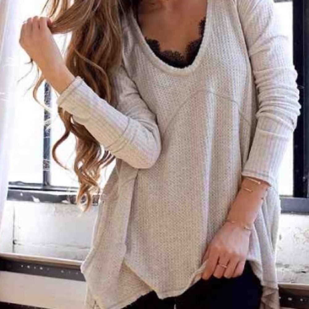 Free People Sunset Park Thermal Top - Picture 5 of 8